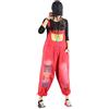 Bigassets Donna Jeans Salopette Senza Maniche Tute Pagliaccetto