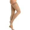 Relaxsan M2170A (Beige 1-S) Calze autoreggenti microfibra classe 2 - K2 medicali punta aperta