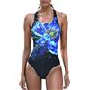 Veranobreeze Costume Intero Donna Racerback Stampato Costumi da Bagno Donna