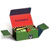 Happy Socks 3-Pack Peek-A-Boo calzini divertenti per bambini, scatole regalo con calzini colorati taglia 4-6 anni