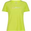 CMP T-Shirt Girocollo Dry Function con Logo Donna 39t5676p