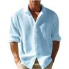 Generic Cardigan da Strada da Uomo in Tinta Unita a Maniche Lunghe Autunno Monopetto alla Moda 2024