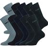 CAT 10 paia calze corte uomo Caterpillar in morbido cotone altezza metà polpaccio disponibili in varie taglie e colori (Assortito, 39-42)