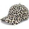 styleBREAKER Cappellino Baseball Donna Fantasia Leopardata,Beige