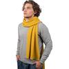 DALLE PIANE CASHMERE Sciarpa Ampia Uomo 100% Cashmere | Lunga 200 cm e larga 35, 140 g, doppio giro completo che chiude lo scollo del cappotto, filo ritorto a due capi, tinta unita