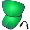 Saucer Lenti e naselli di ricambio premium per occhiali da sole Oakley Split Shot OO9416, High Definition - Jade Green Polarized, Taglia unica