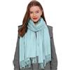 DonDon Sciarpa Donna Invernale Sciarpa Inverno Scialle Stola morbida e calda 185 x 65 cm
