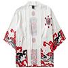 Xmiral Top Camicetta Mens Womens Summer Japanese Five Point Sleeves Kimono Cloak Jacke