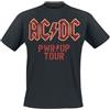 AC/DC PWR UP - Tourshirt 24 Uomo T-Shirt Nero 100% Cotone Regular
