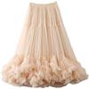 Generico Gonna Tulle Donna Gonna Lunga Donna Lunga 3Xl A Balze Tulle Blu Su Misura Bianca Tutu Danza Classica Gonnellino Danza Classica Del Ventre A Strati In Ballerina Nera Con Corpetto Da Ballo Mezze Punte