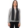 DALLE PIANE CASHMERE Mini Sciarpa Donna 100% Cashmere - Antracite