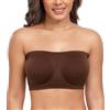 DotVol Reggiseno a Fascia Senza Ferretto per Donna | Reggiseno con ferretto, non imbottito, senza cuciture, con ferretto, senza spalline, antiscivolo, reggiseno