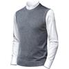 Herothorn Maglione Panciotto Gilet Canotte Sweater Felpa da Uomo Lavorato a Maglia Senza Maniche Smanicato Pullover Maglieria Panciotto