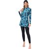 seafanny Costume da Bagno Modesto da Donna, 3 Pezzi, Copertura Integrale Hijab Burkini (Palmetto 42-44) XL