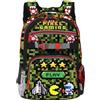 Shout Pixel Gaming | Zaino Scuola Elementare per Bambini per Cibo e Acqua Zainetto da Bambino o Bambina con 4 Compartimenti e Portaborraccia - Zaino Heavy Weighter