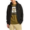 Timberland Felpa da Uomo con Cappuccio e Zip Exeter River Nero Taglia L Codice TB0A2BNBX65
