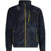 CMP Pile HighLoft da uomo con tasca termoapplicata, 31P1517 (IT, Numero, 50, Regular, Regular, Titanio/Nero/Giallo)