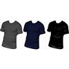 Nottingham 3 t/Shirt Caldo Cotone Rock Assortito 7/XXL - Girocollo 100% Cotone (10/5XL, Grigio-Nero-Blu)