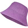 styleBREAKER Cappello da Sole Femminile in Paglia di Carta Pieghevole, Cappello da Pescatore Leggero con Fascia Antiscivolo, Protezione Solare Estiva per Outdoor e Spiaggia, Lillà