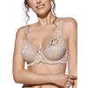 Selene Reggiseno a Balconcino Mariluz, Disponibile in 4 Colori, Taglie 2-9, Coppa G, Terra, 5G