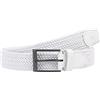 RED BRIDGE Cintura elastica per uomini e donne Intrecciata Stretch belt unisex Bianco 90