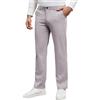 Zetieny Pantaloni Chino da Uomo Casual Elasticizzati in Vita con Tasche | Chiusura con Cerniera e Bottoni, 97% Cotone 3% Elastan, Tessuto Morbido e Confortevole, Elastico, Vestibilità Aderente