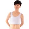 BaronHong Trans Lesbian Tomboy Elastic Band Canotta Intima in Cotone con Pettorina