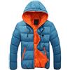 Generic Zipper Winter Coat Cotton Imbottito Casual Jacket Hoodie Colore Men Collision Men's Coats & Jackets Giubbotto Rosso
