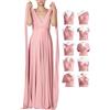 72styles Abito Infinity Cerimonia Donna, Abito Damigella Donna, Lungo, Maxi, Taglie Forti, Abito Elegante Donna Cocktail Festa
