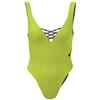 NIKE Costume Donna Intero Mare NESSC254 (XS, Verde Lime)