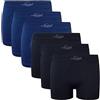 Liabel Boxer Seamless Art. 010. Conf. 6pz. Blu e Nero XXL