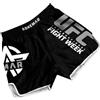 HEARTTOUCH Pantaloncini da uomo Premium Muay Thai Fight - Pantaloncini tailandesi da boxe, pantaloni corti tailandesi, pantaloni da allenamento per kickboxing, taglie S-4XL