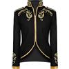 NFAOEGJ Costume da principe da uomo, steampunk frack cappotto gotico blazer giacca medievale vittoriana retrò abbigliamento Halloween cosplay