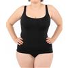 LEELA LAB Canottiera Donna Grandi Taglie Canottiera Top Basic Line, Spalline Sottili e Petto Supporti Con Tecnologia Senza Cuciture - Made in Italy