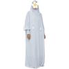 RUIG Abito da donna musulmano Abaya Abito Caftano Dubai Modesto Turchia Preghiera Abbigliamento Casual Giuramento con Hijab