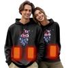 Generico Giacca Riscaldata per le Donna con Pacco Batteria Gilet Riscaldato USB Gilet Riscaldante Elettrico Intelligente Temperatura Regolabile Giacche Riscaldate Lavabile Giubbotto Trekking Invernale