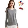 Chanyarn Maglione da Donna 100% Cashmere Autunno Inverno Girocollo Super Caldo Leggero Maniche Lunghe Pullover in Maglia