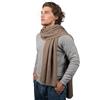 DALLE PIANE CASHMERE Sciarpa Ampia Uomo 100% Cashmere | Lunga 200 cm e larga 35, 140 g, doppio giro completo che chiude lo scollo del cappotto, filo ritorto a due capi, tinta unita