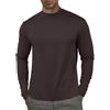 Bosdwen Camicie alla moda da uomo a maniche lunghe a collo alto magliette casual termiche magliette top
