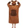 chuangminghangqi Coperta con Cappuccio Oversize Felpa Plaid Unisex con Grande Tasca TV Piazze Coperte Una Dimensione per Tutti Regalo Inverno Cocooning