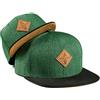 Soulbuddy Set di 2 Cappellini da Basecap Coordinati papà e Figlio - Snapback cap Traspiranti Uomo e Bambino - Look Mini Me Famiglia - Idea Regalo Originale (IT, Testo, L, Verde Scuro)
