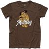 3styler T-shirt uomo Muttley cartoni anni 70 maglietta cotone maniche corte cane dog corse auto races - Linea Classic - 100% Cotone 185 gr/mq shirt - Linea Classic - 100% cotone 185 gr/mq (L, Cioccolato)