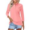 Generisch Camicia da donna a maniche lunghe, da donna, a maniche lunghe, per autunno, autunno, inverno, casual, a maniche lunghe, tinta unita, comoda e leggera