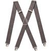 Pierrot Bretelle Uomo Larghe Vintage - Clip molto forti Regolabili Fino A 130cm - Bretelle Uomo Eleganti Artigianali Garantite A Vita