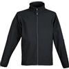 Ergos Workwear JRC Svezia Man Giubbotto da Uomo in Softshell a 3 Strati 100% Recycled Polyester Interno in Pile antipilling Chiusura Zip (IT, Testo, M, Regular, Regular, Standard, Nero)