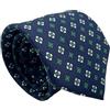 CARACCIOLO Cravatta Elegante in Seta Stile Classico Sartoria napoletana (ELEGANCE BLUETTE)