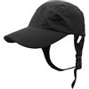 Huakunda Cappello da surf da uomo con sottogola, protezione solare UPF 50+, per safari, giardino, ciclismo, canoa, Nero , Taglia unica