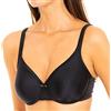 Playtex Satiny Microfiber Sujetador Con Aros, Reggiseno con ferretto, Donna, Nero (Negro 001), 7 (Taglia Produttore: 110C)