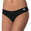 JADEA Slip donna cotone E modal elasticizzato art. 785 (3pz) - 5, Nero