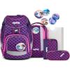 ergobag Kollektion 2020 - Set di borse per la scuola, onesize, Orso Immersione Perlato - Viola, taglia unica